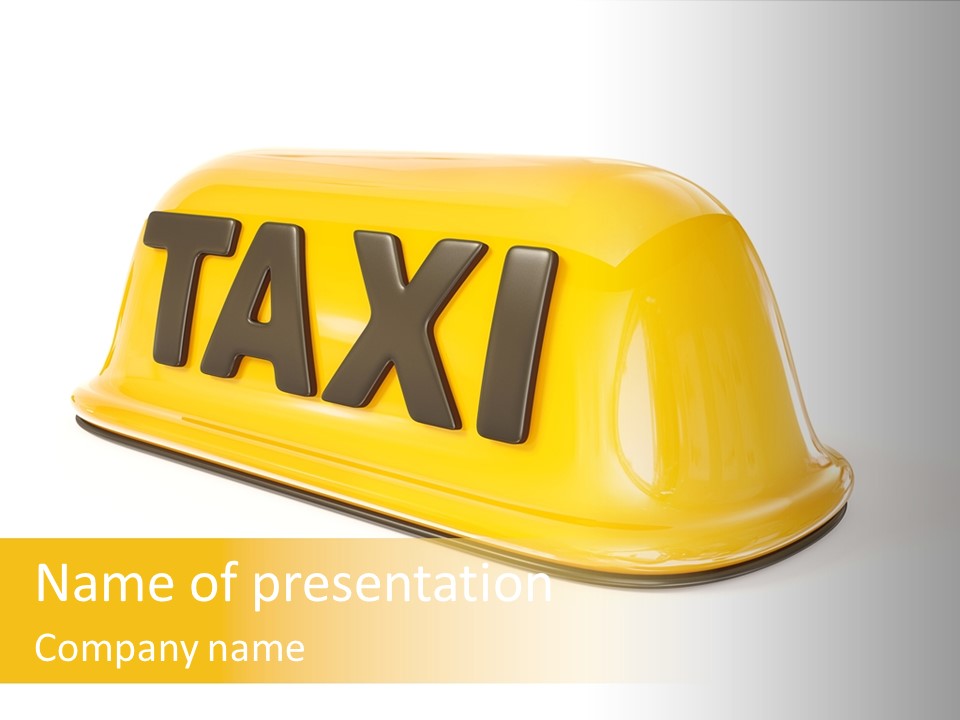 Auto Text Ride PowerPoint Template