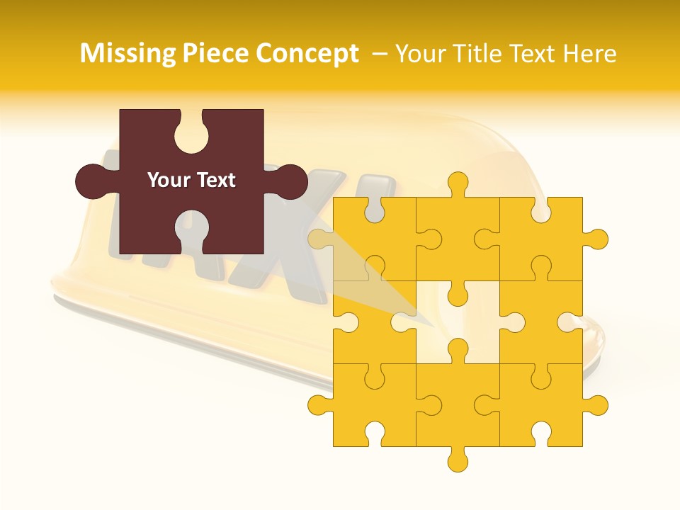 Auto Text Ride PowerPoint Template