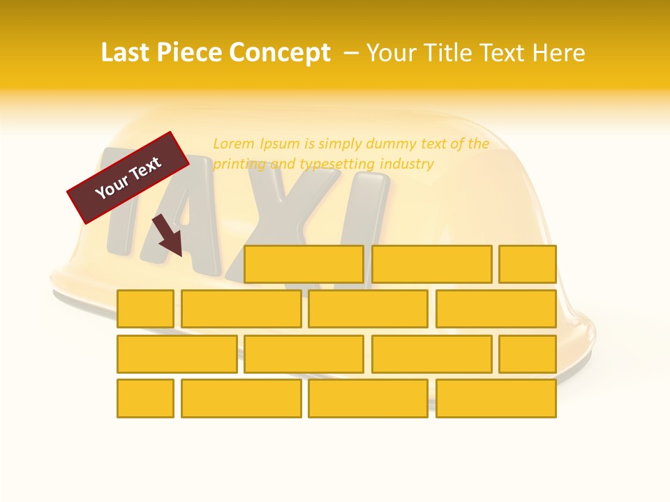 Auto Text Ride PowerPoint Template