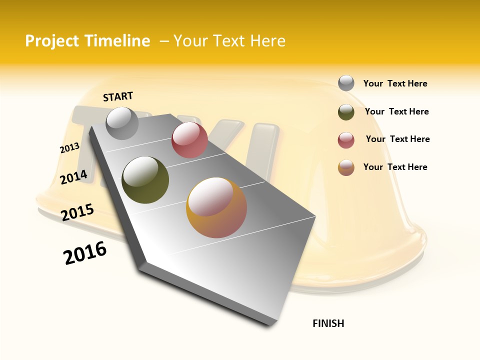 Auto Text Ride PowerPoint Template