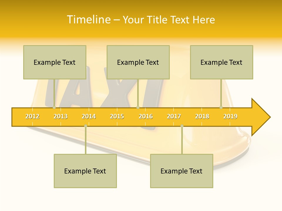 Auto Text Ride PowerPoint Template