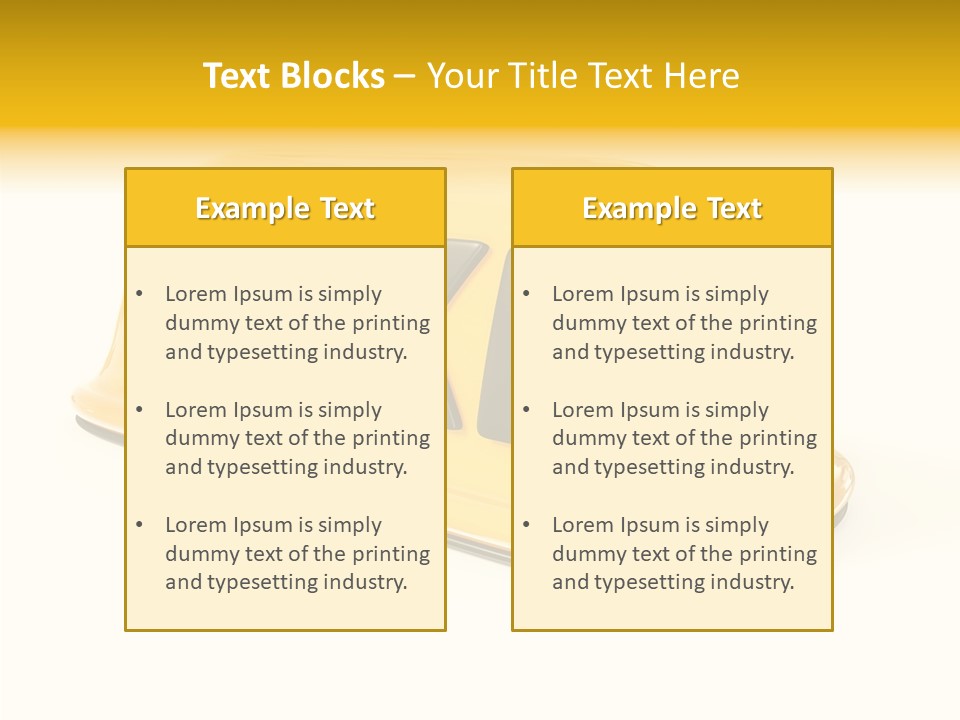 Auto Text Ride PowerPoint Template