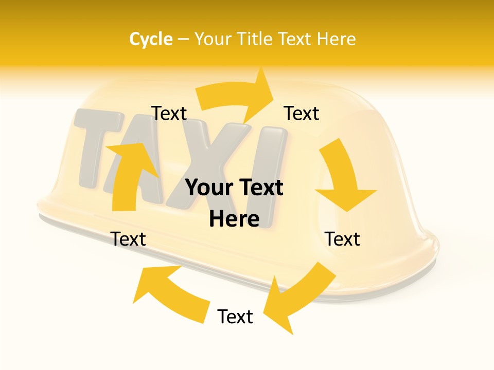 Auto Text Ride PowerPoint Template