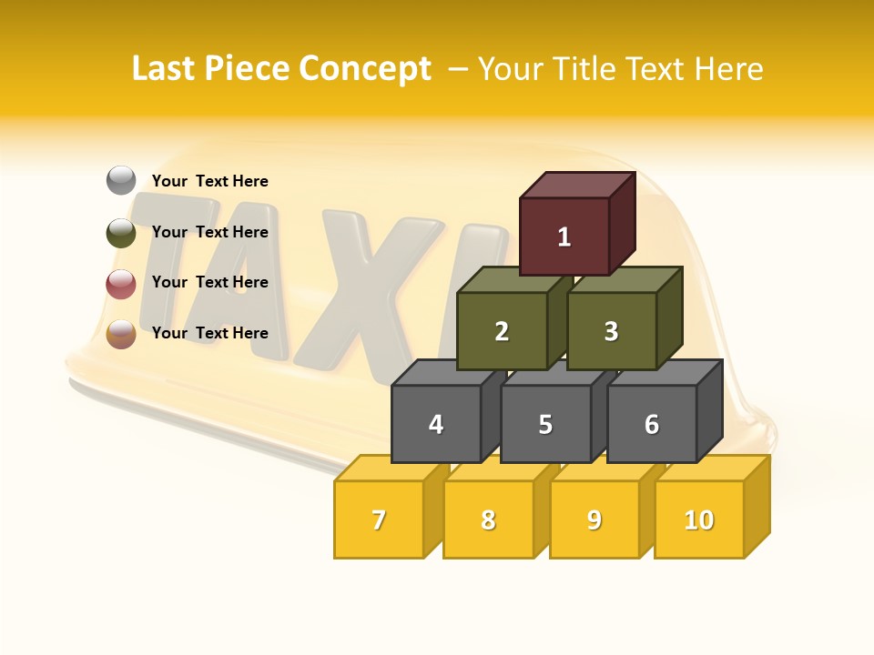 Auto Text Ride PowerPoint Template