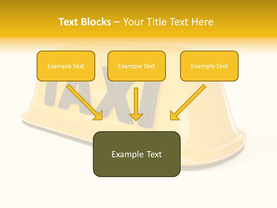 Auto Text Ride PowerPoint Template