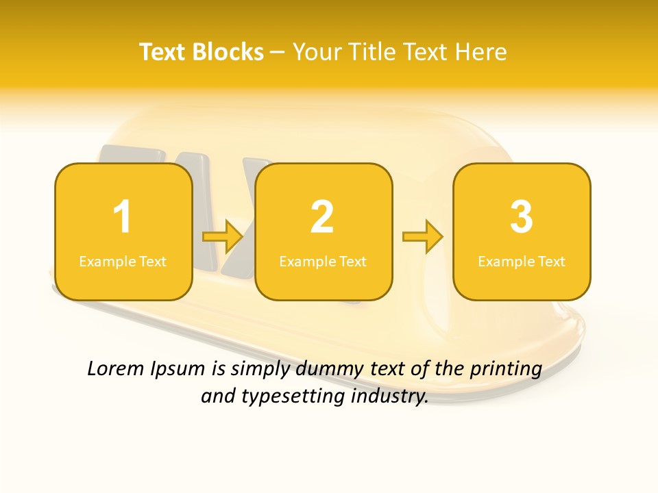Auto Text Ride PowerPoint Template