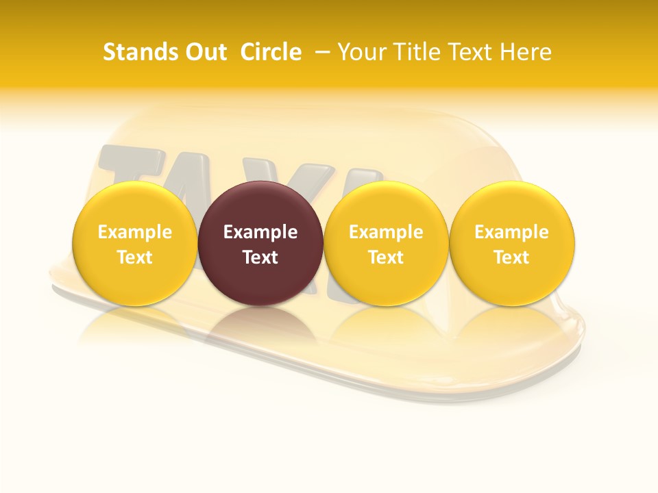 Auto Text Ride PowerPoint Template