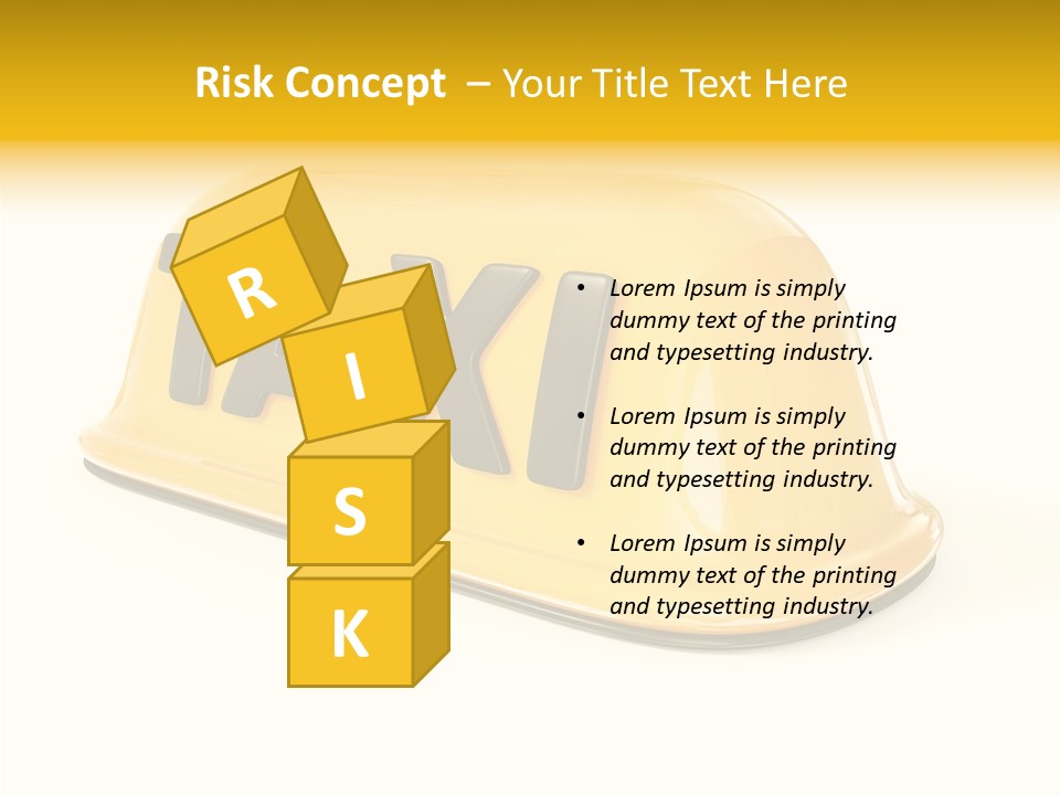 Auto Text Ride PowerPoint Template