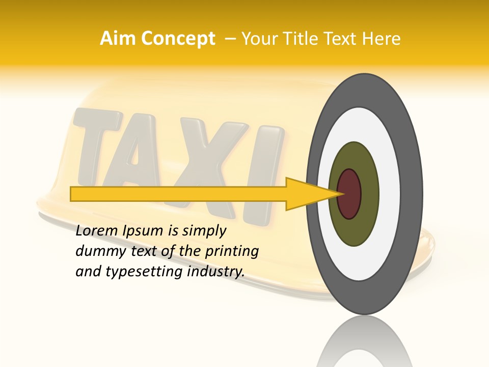 Auto Text Ride PowerPoint Template