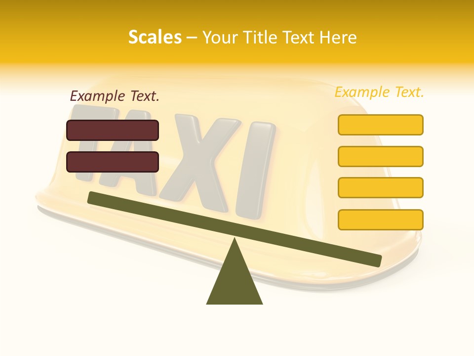 Auto Text Ride PowerPoint Template