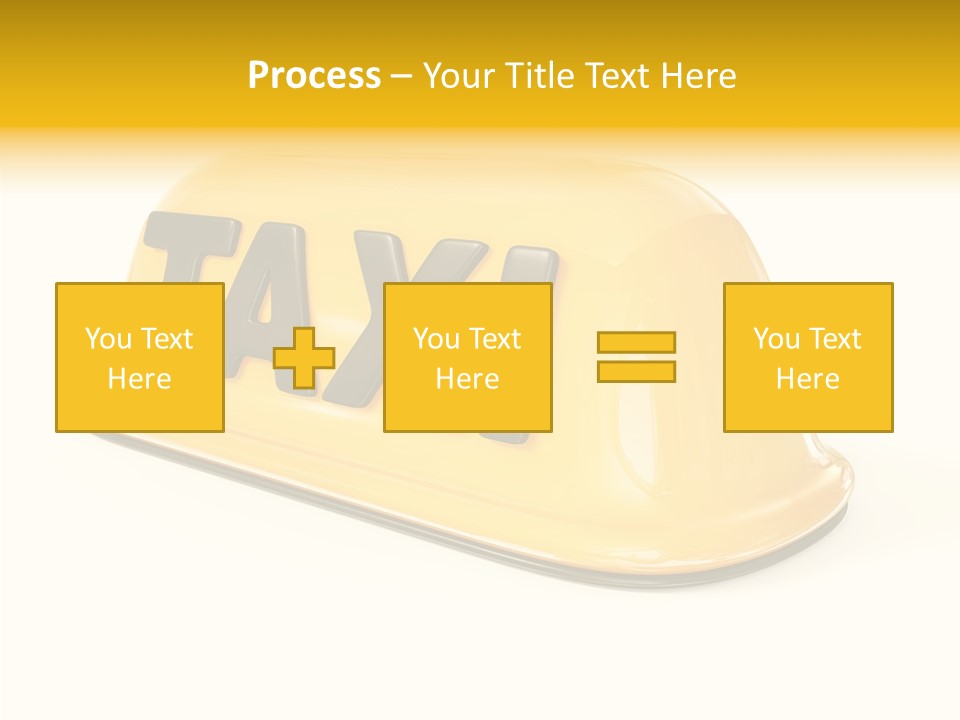 Auto Text Ride PowerPoint Template