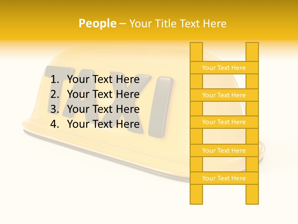 Auto Text Ride PowerPoint Template
