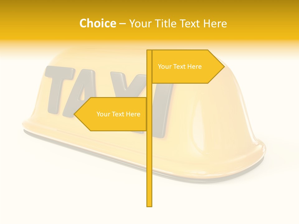 Auto Text Ride PowerPoint Template