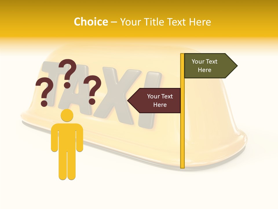 Auto Text Ride PowerPoint Template