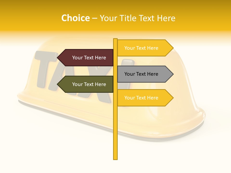 Auto Text Ride PowerPoint Template