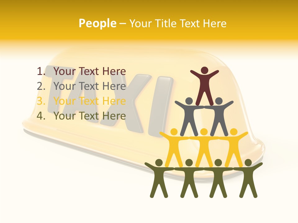 Auto Text Ride PowerPoint Template