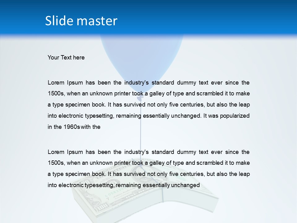 Stack Savings Economy PowerPoint Template