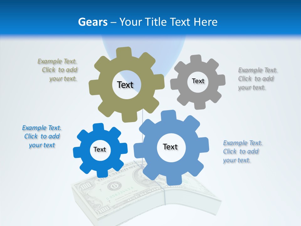 Stack Savings Economy PowerPoint Template