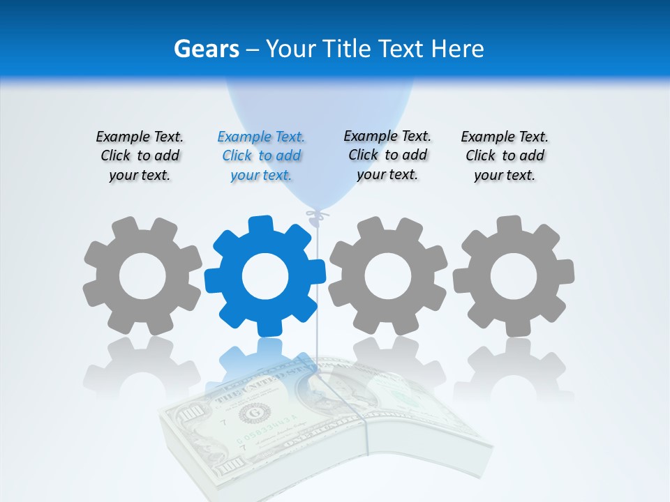 Stack Savings Economy PowerPoint Template