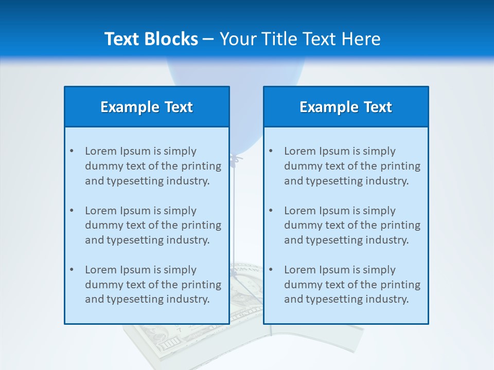 Stack Savings Economy PowerPoint Template