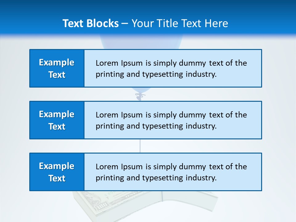 Stack Savings Economy PowerPoint Template
