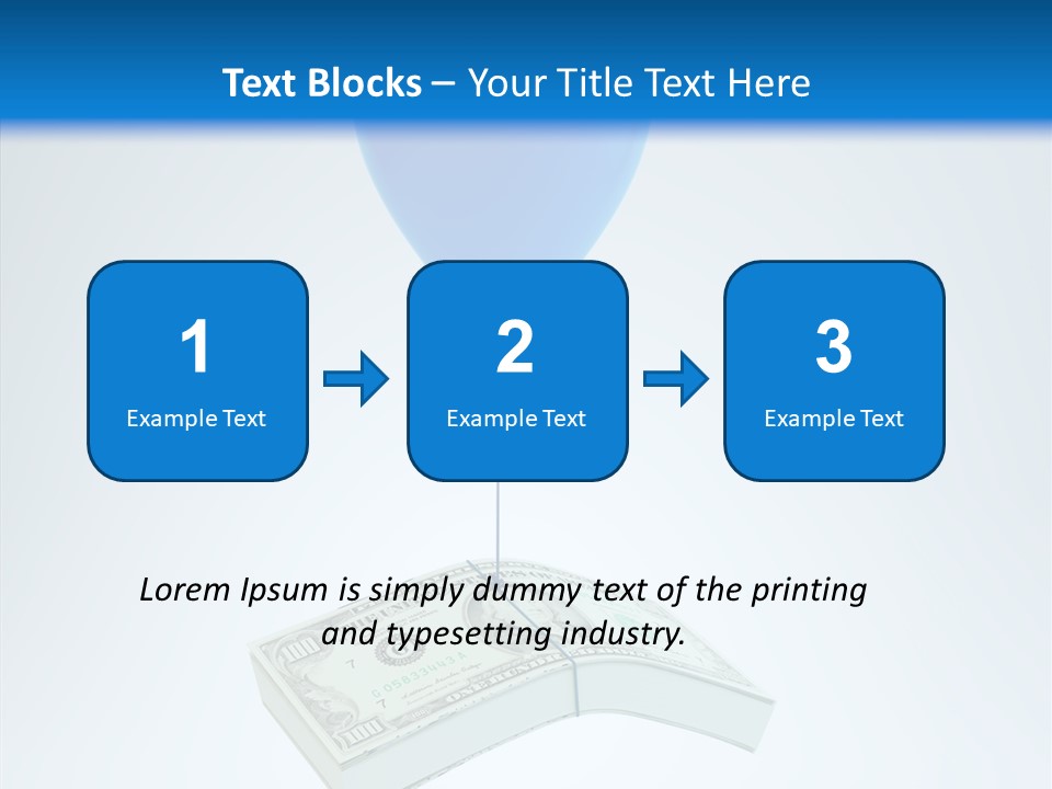 Stack Savings Economy PowerPoint Template