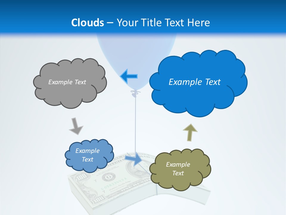 Stack Savings Economy PowerPoint Template