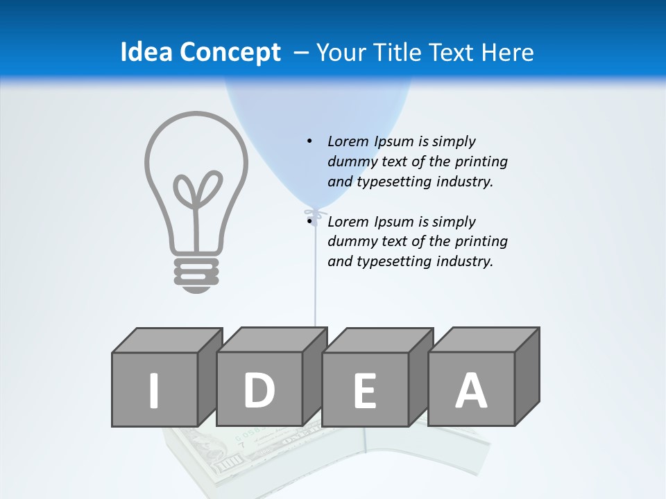 Stack Savings Economy PowerPoint Template