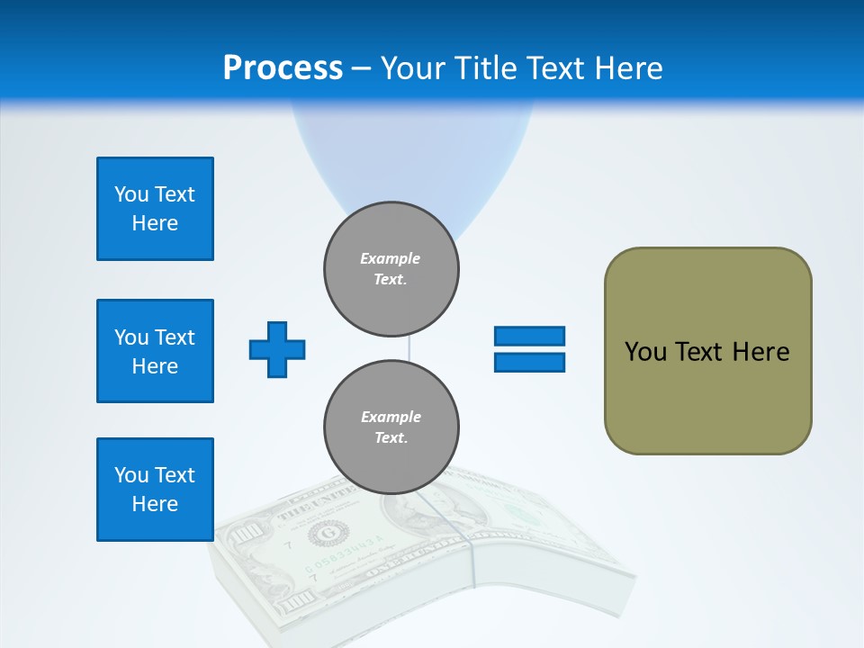 Stack Savings Economy PowerPoint Template