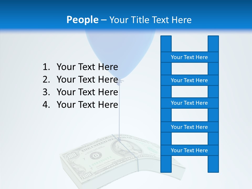 Stack Savings Economy PowerPoint Template
