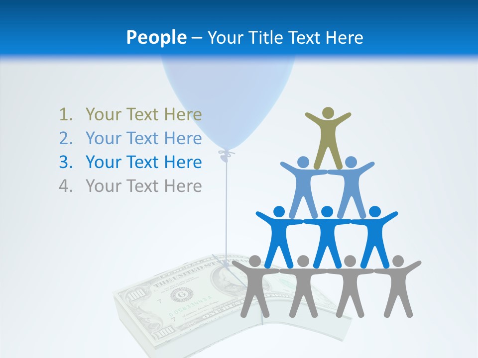 Stack Savings Economy PowerPoint Template