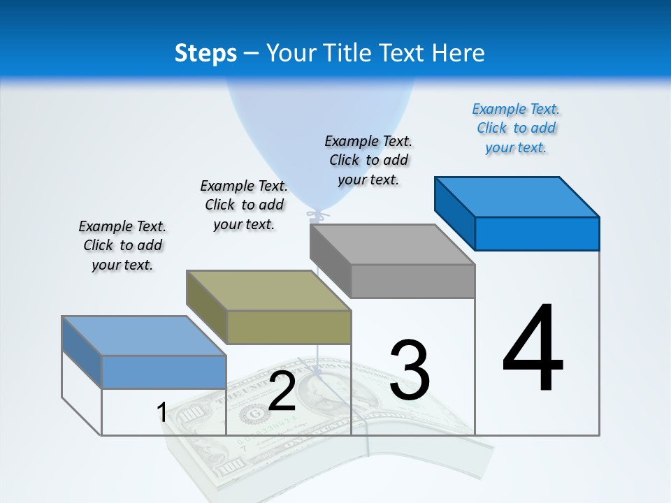 Stack Savings Economy PowerPoint Template