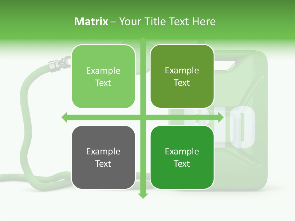 Recycling Oil Metal PowerPoint Template