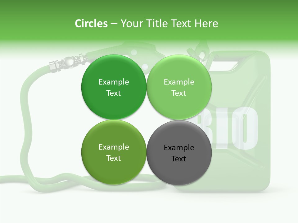 Recycling Oil Metal PowerPoint Template