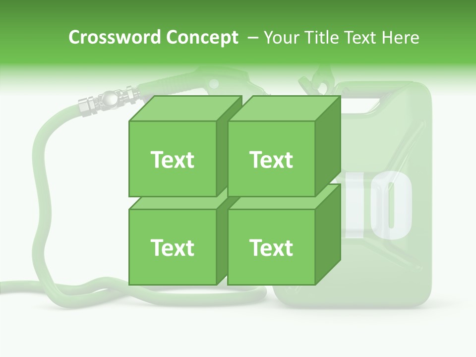 Recycling Oil Metal PowerPoint Template
