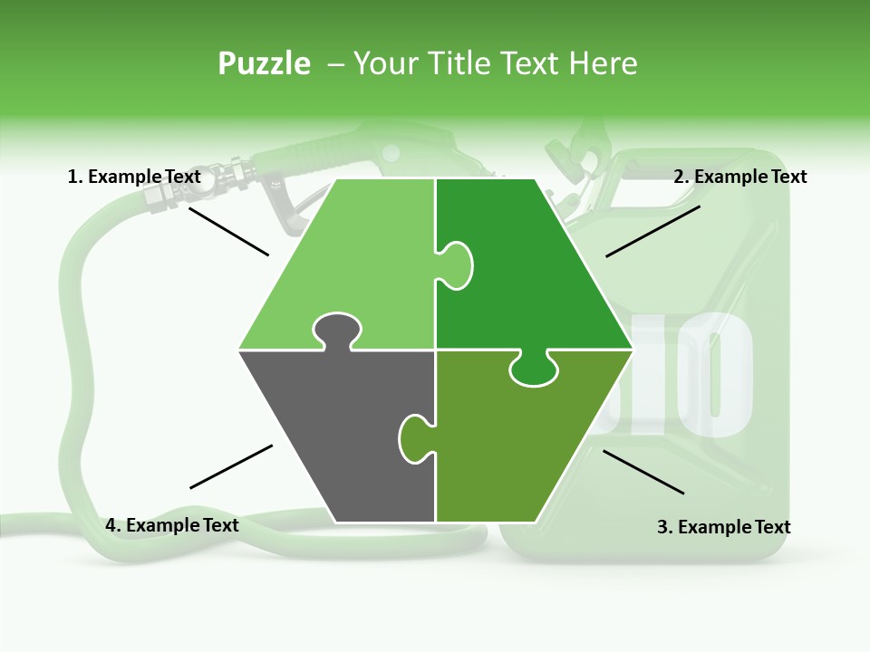 Recycling Oil Metal PowerPoint Template