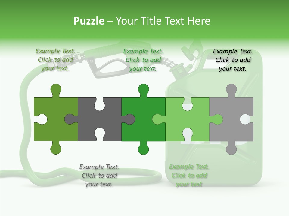 Recycling Oil Metal PowerPoint Template