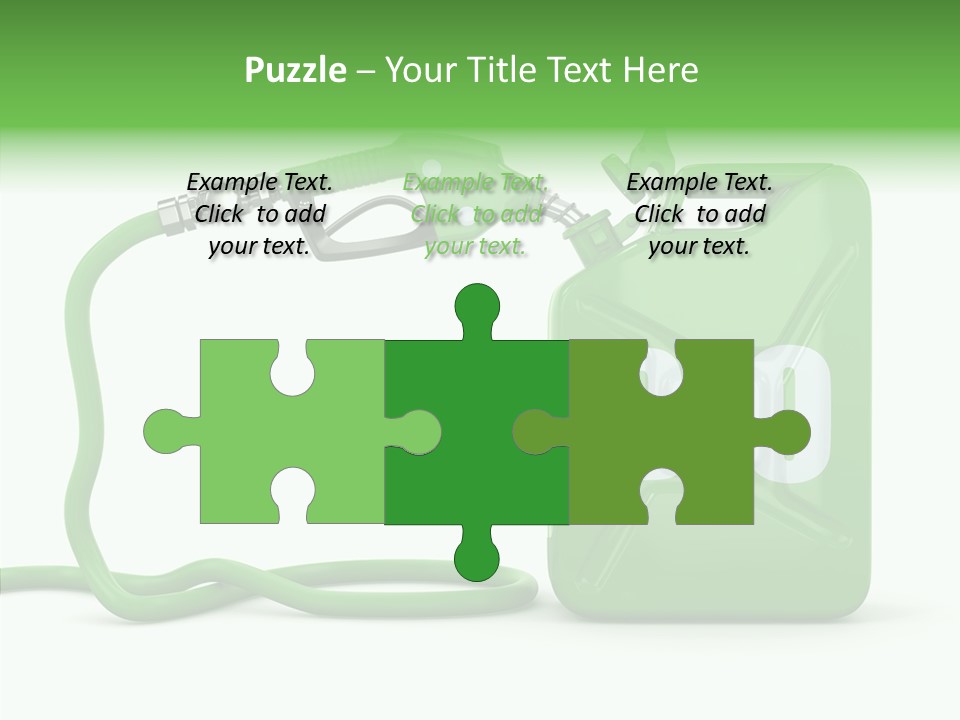 Recycling Oil Metal PowerPoint Template