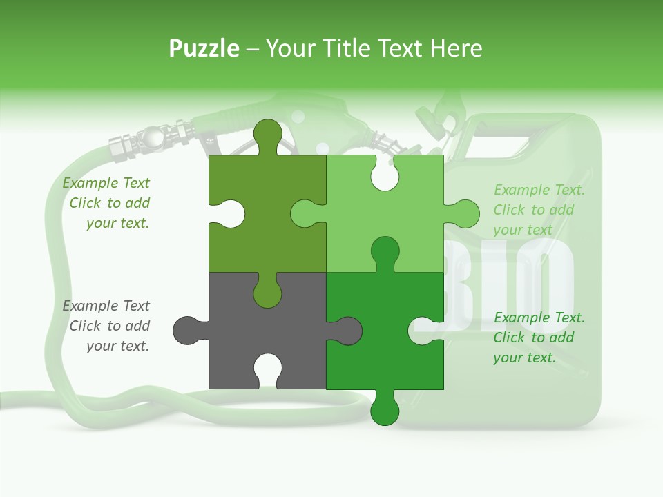 Recycling Oil Metal PowerPoint Template