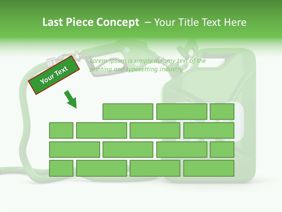 Recycling Oil Metal PowerPoint Template