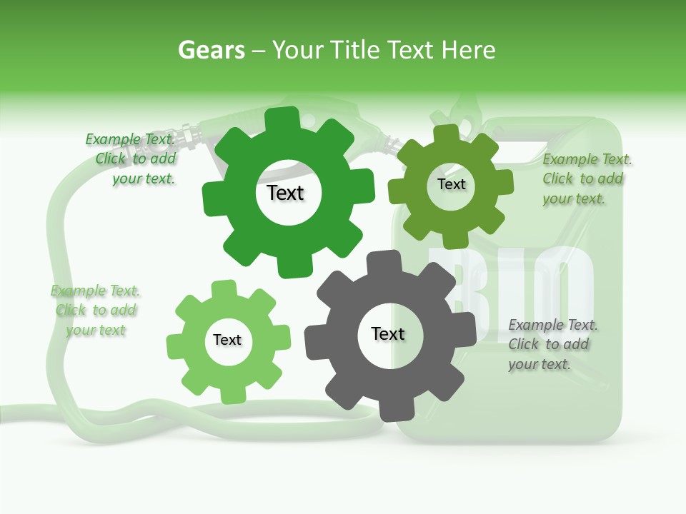 Recycling Oil Metal PowerPoint Template