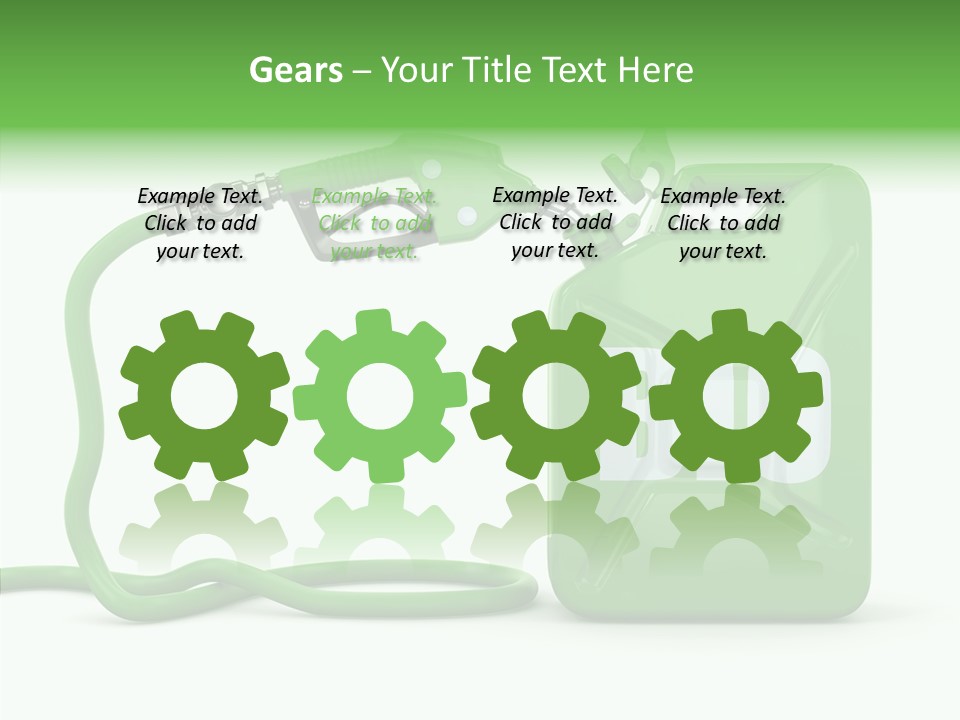 Recycling Oil Metal PowerPoint Template
