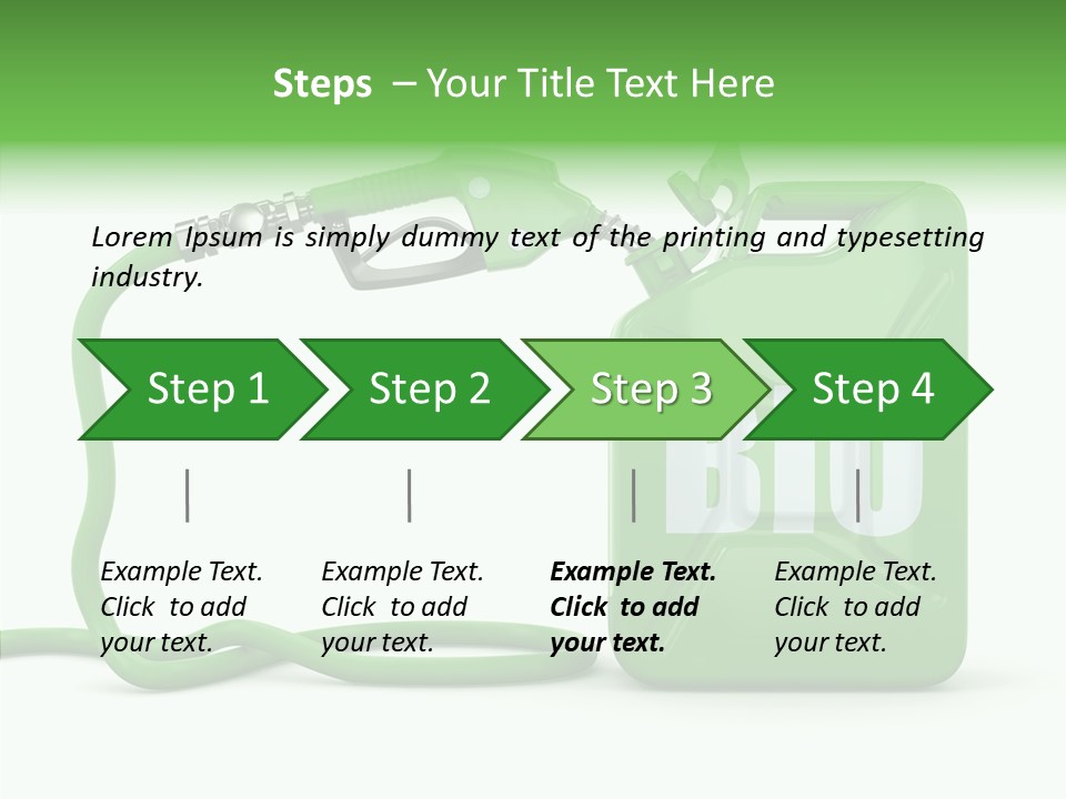 Recycling Oil Metal PowerPoint Template