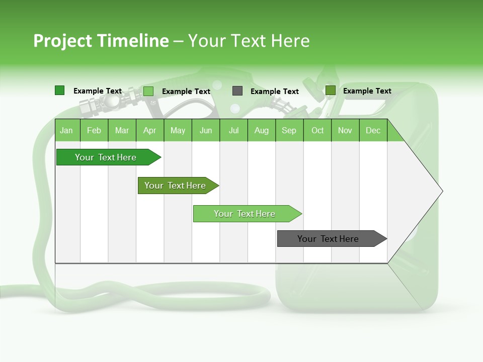 Recycling Oil Metal PowerPoint Template