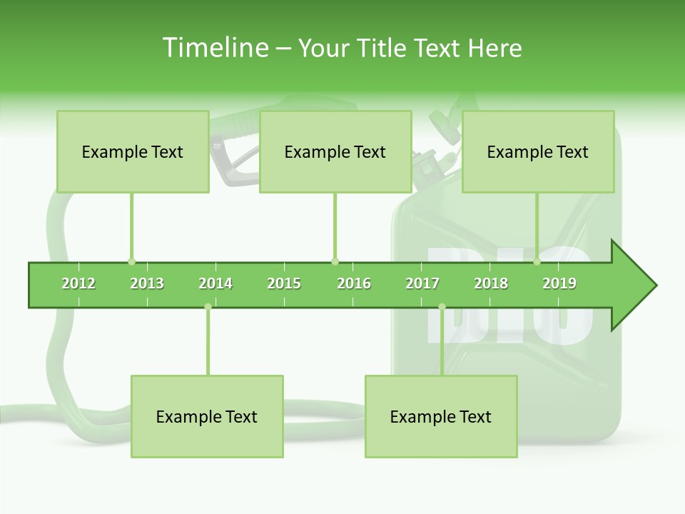 Recycling Oil Metal PowerPoint Template