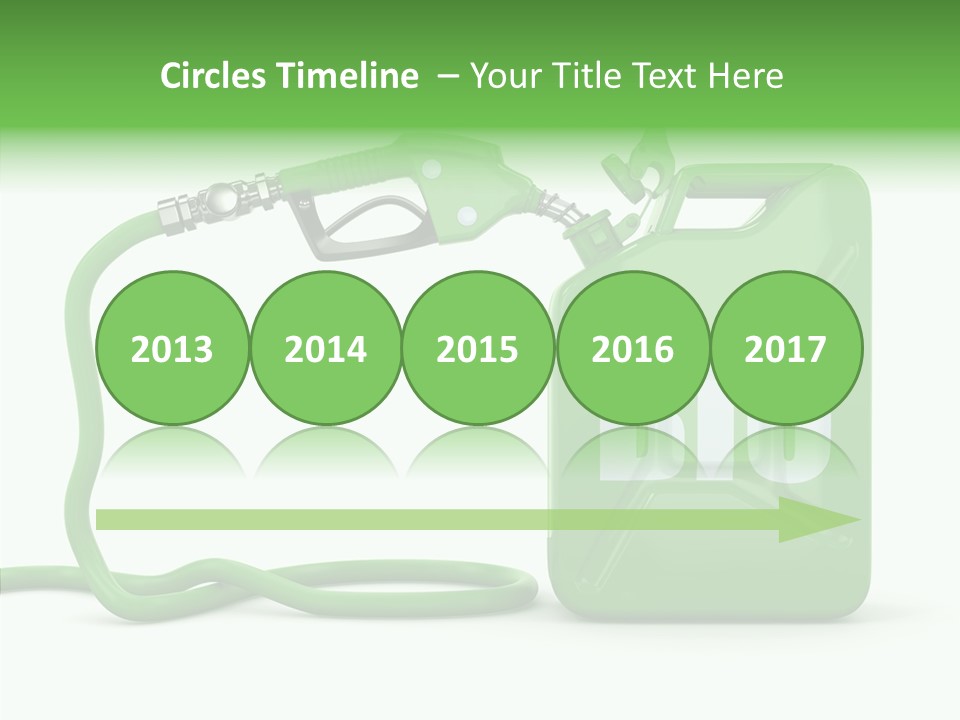 Recycling Oil Metal PowerPoint Template