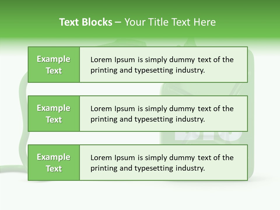 Recycling Oil Metal PowerPoint Template
