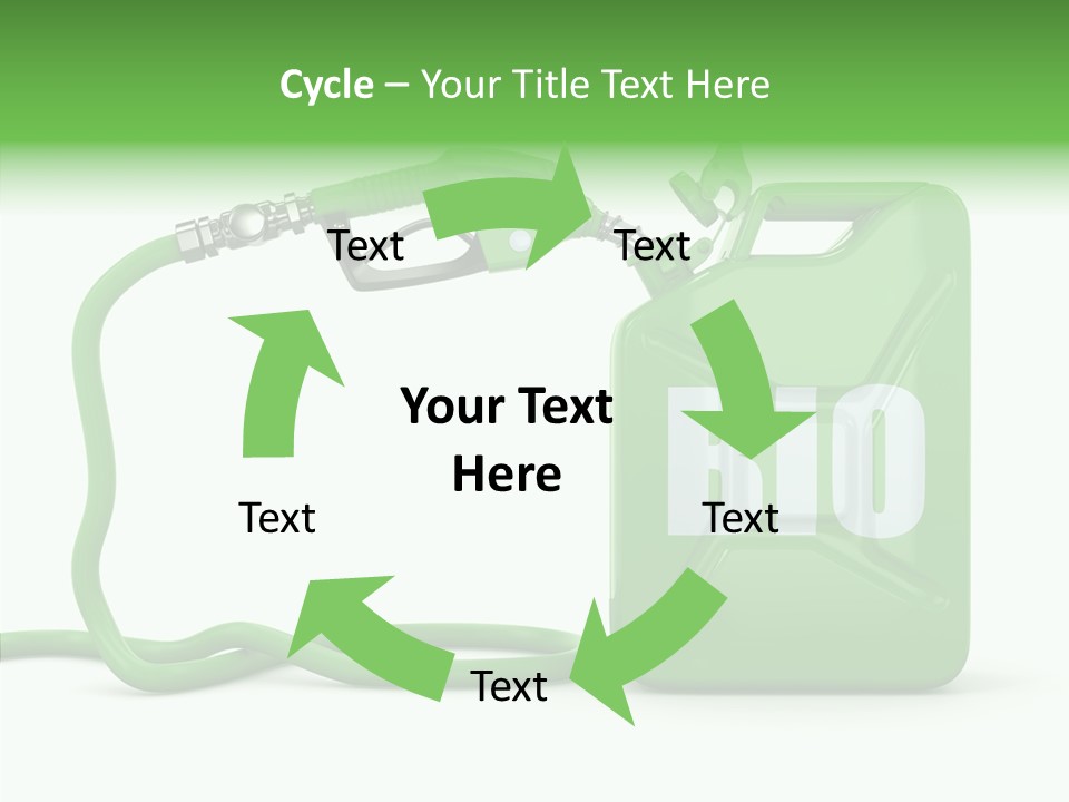 Recycling Oil Metal PowerPoint Template