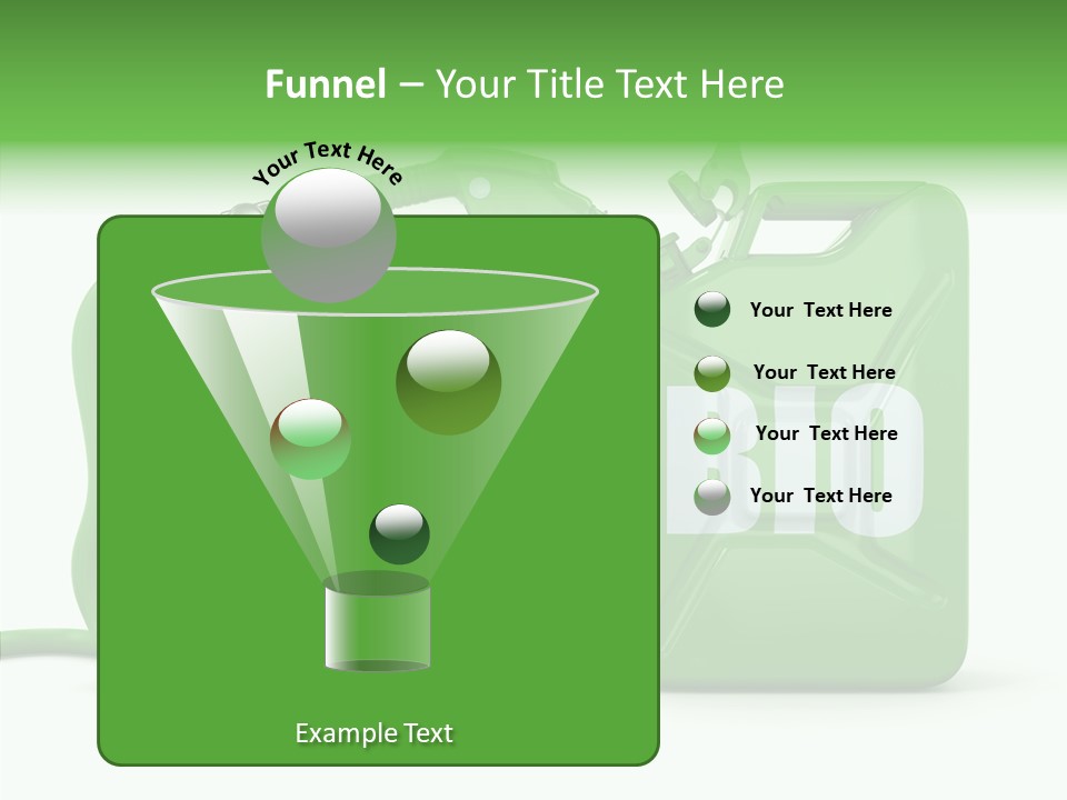 Recycling Oil Metal PowerPoint Template