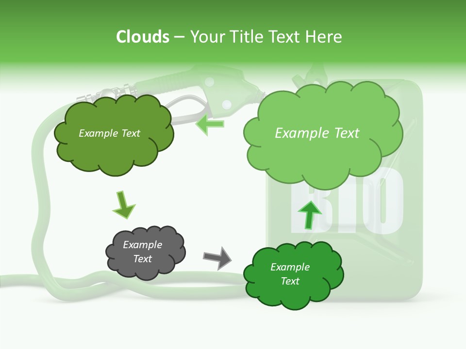 Recycling Oil Metal PowerPoint Template